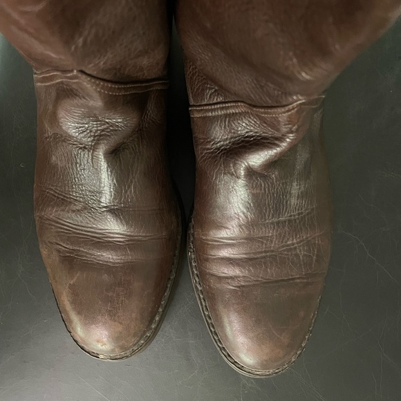 Men’s Galo Leather Boots, Brown 10 - Picture 6 of 6